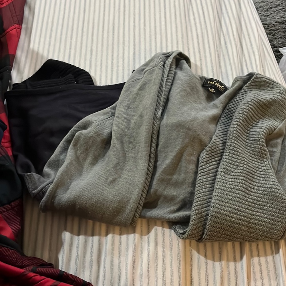 Open sweater